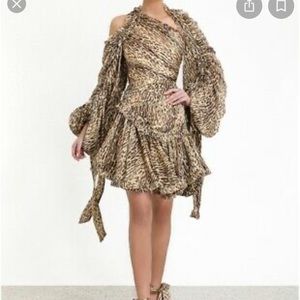 Espionage drawn mini dress